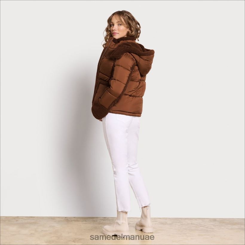 خشب القيقب ثياب Sam Edelman نحيف منتفخ قصير مقنع 246L6T1160