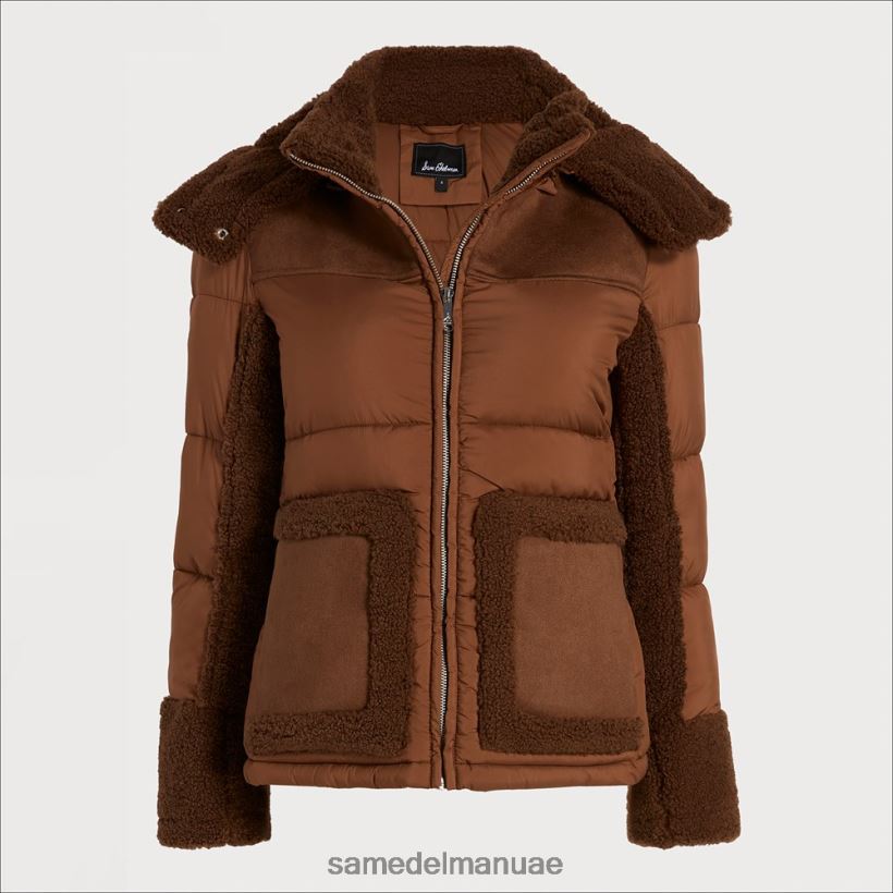 خشب القيقب ثياب Sam Edelman نحيف منتفخ قصير مقنع 246L6T1160