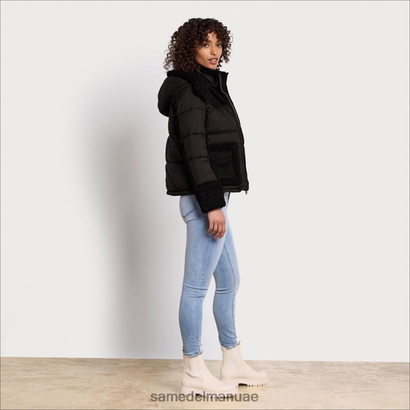 أسود ثياب Sam Edelman نحيف منتفخ قصير مقنع 246L6T1161
