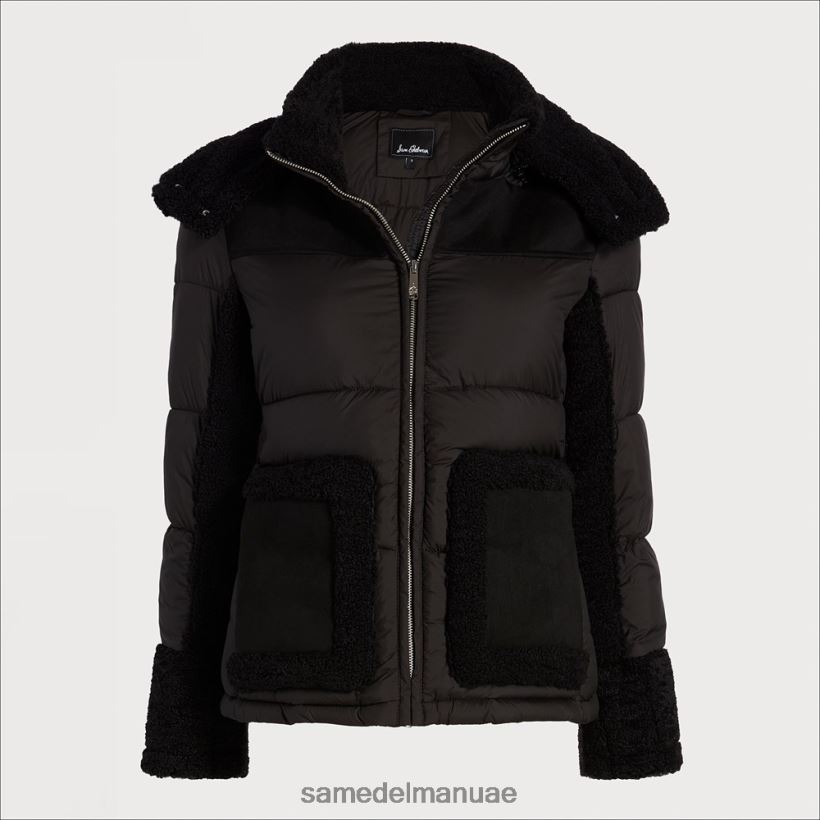 أسود ثياب Sam Edelman نحيف منتفخ قصير مقنع 246L6T1161