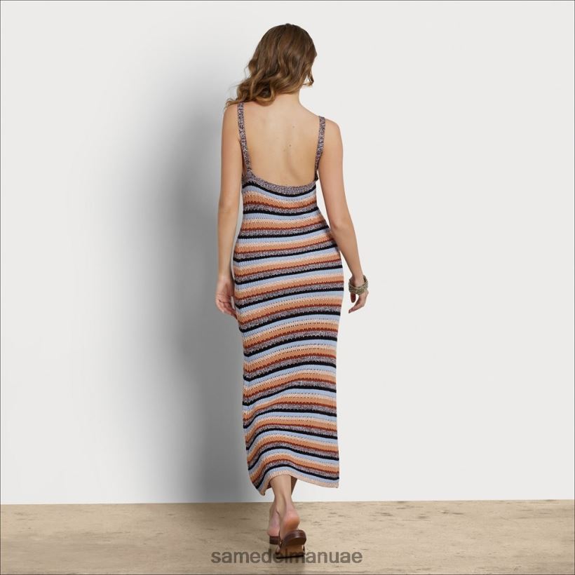 غروب الشمس كانيون ثياب Sam Edelman نحيف فستان ألانيس ميدي 246L6T1168
