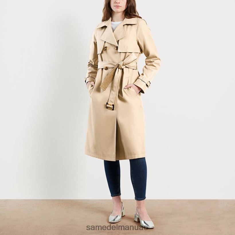 البتولا ثياب Sam Edelman نحيف معطفا بحزام 246L6T1176