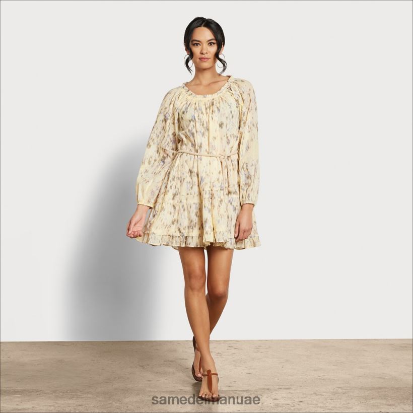 الأزهار الصفراء ثياب Sam Edelman نحيف فستان ريني الصغير 246L6T1181