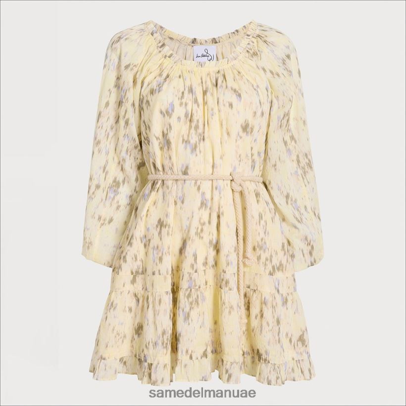 الأزهار الصفراء ثياب Sam Edelman نحيف فستان ريني الصغير 246L6T1181