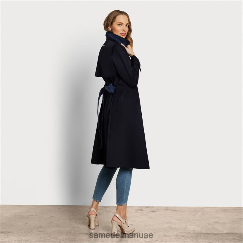 القوات البحرية ثياب Sam Edelman نحيف معطفا بحزام 246L6T1191