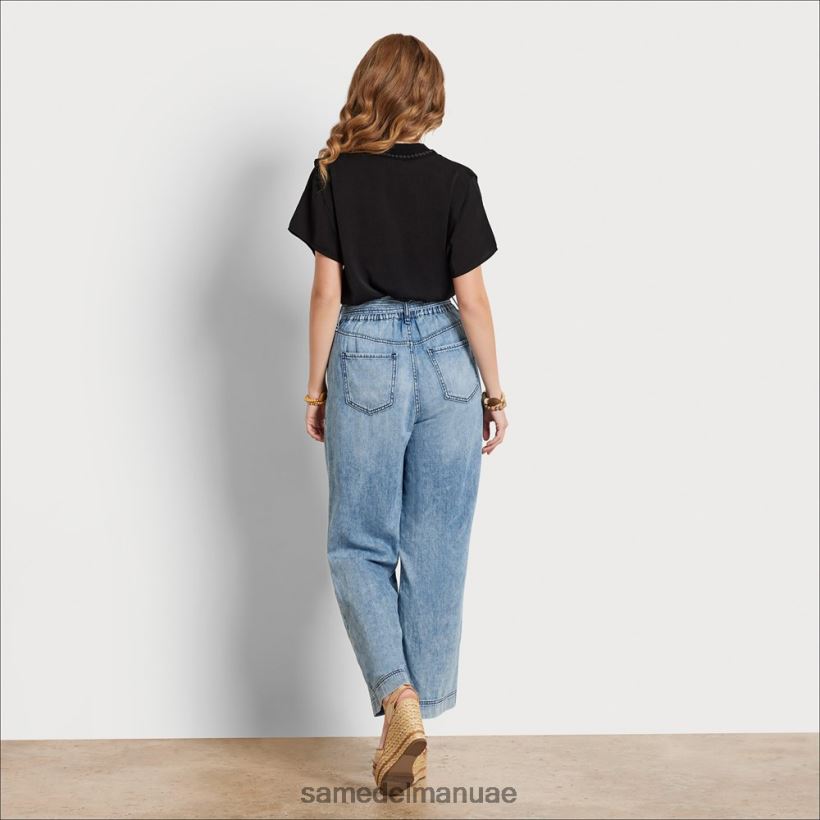 راحة نفسية ثياب Sam Edelman نحيف راين الدنيم الشاهقة 246L6T1197