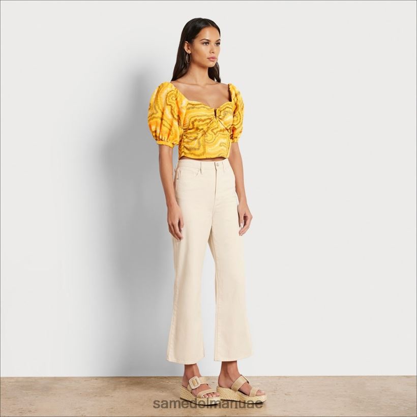 طبيعي ثياب Sam Edelman نحيف بنطال كودي عالي الارتفاع وواسع الساق 246L6T1203