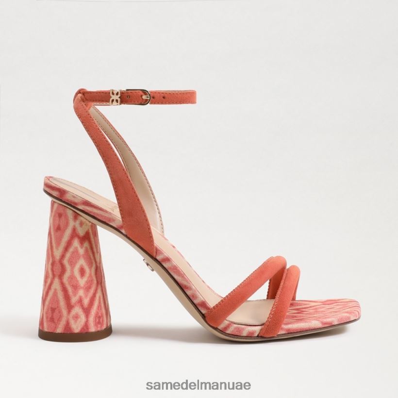 الطين الوردي أحذية Sam Edelman نحيف صندل بكعب عريض من كيا 246L6T120