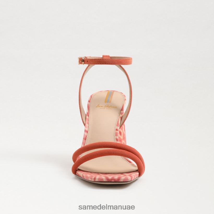 الطين الوردي أحذية Sam Edelman نحيف صندل بكعب عريض من كيا 246L6T120