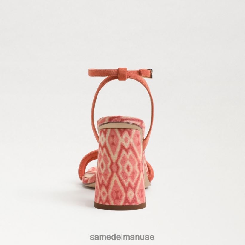 الطين الوردي أحذية Sam Edelman نحيف صندل بكعب عريض من كيا 246L6T120