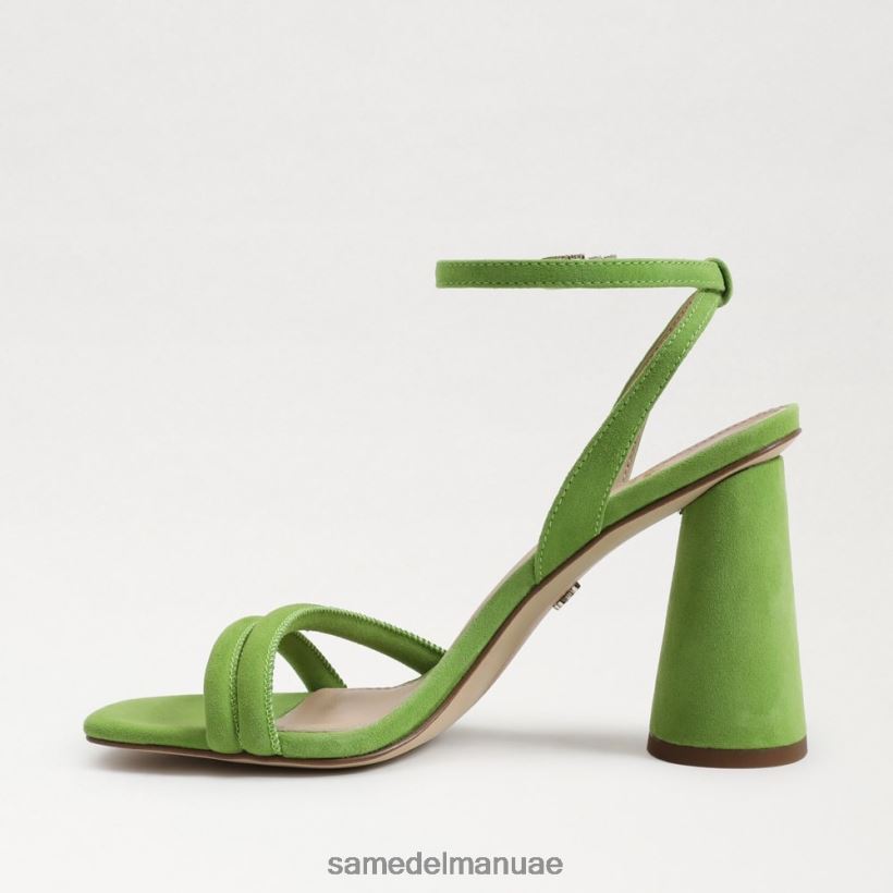 التفاح الأخضر أحذية Sam Edelman نحيف صندل بكعب عريض من كيا 246L6T121