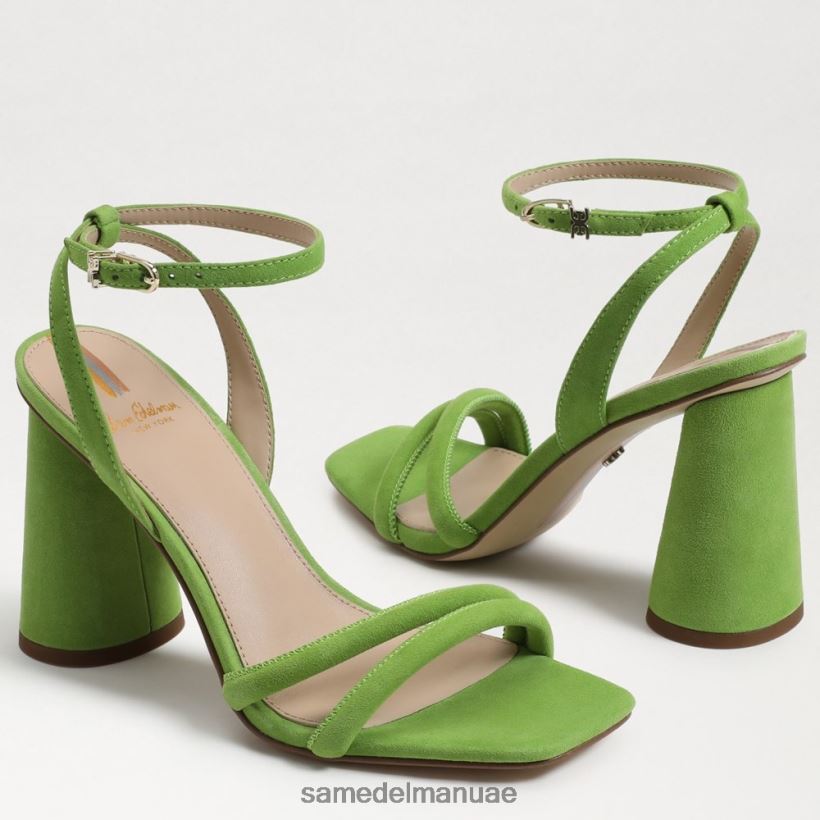 التفاح الأخضر أحذية Sam Edelman نحيف صندل بكعب عريض من كيا 246L6T121