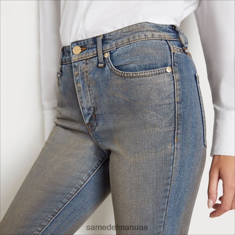 احباط ذهبي ثياب Sam Edelman نحيف ارتفاع بانت سليم مستقيم 246L6T1233