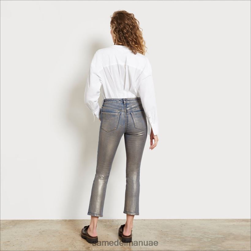 احباط ذهبي ثياب Sam Edelman نحيف ارتفاع بانت سليم مستقيم 246L6T1233