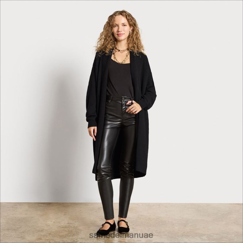 أسود ثياب Sam Edelman نحيف نورفولك سترة كبيرة 246L6T1240