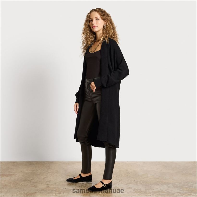 أسود ثياب Sam Edelman نحيف نورفولك سترة كبيرة 246L6T1240
