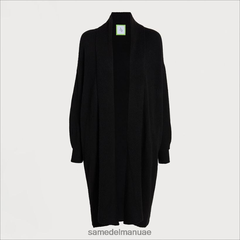 أسود ثياب Sam Edelman نحيف نورفولك سترة كبيرة 246L6T1240