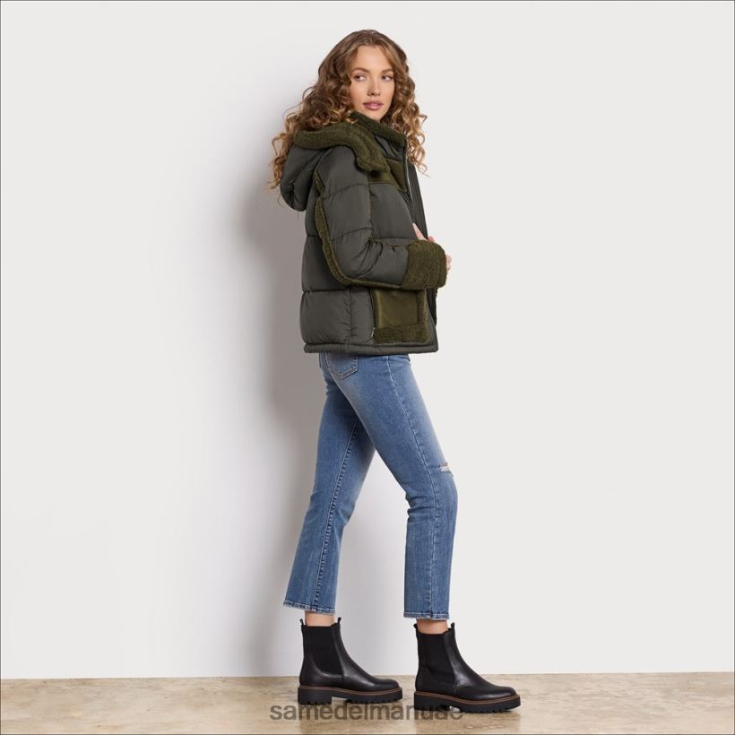 زيتون ثياب Sam Edelman نحيف منتفخ قصير مقنع 246L6T1252