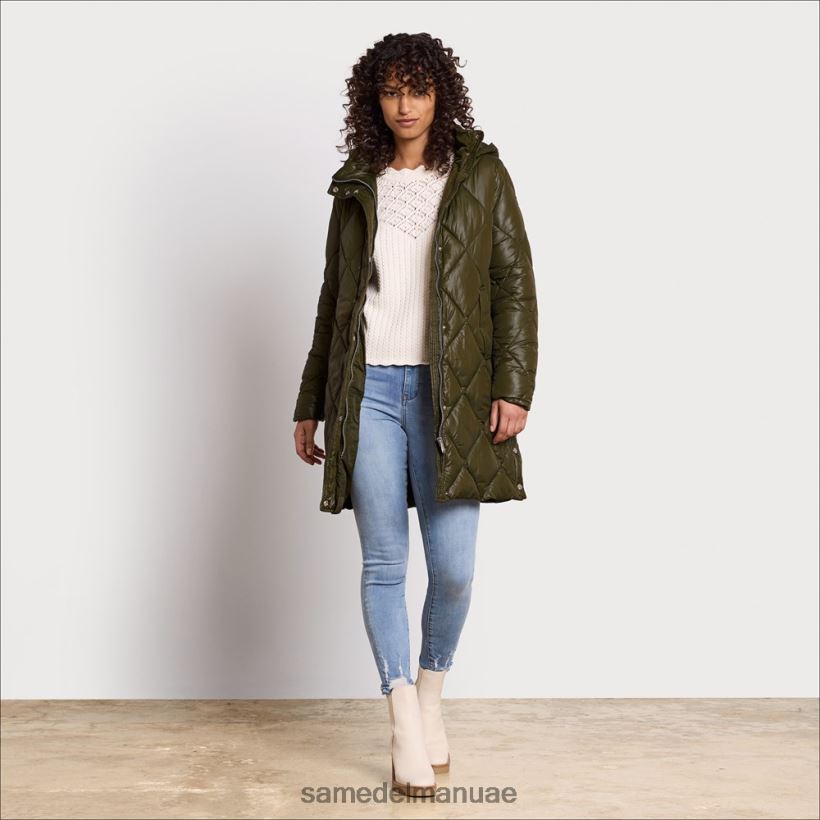 زيتون توسكان ثياب Sam Edelman نحيف جاكيت مبطن 246L6T1264