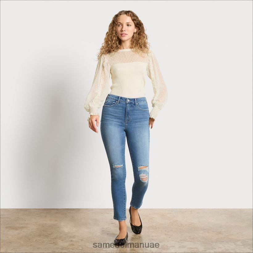 الغردينيا ثياب Sam Edelman نحيف بلوزة جوليان بأكمام طويلة 246L6T1270