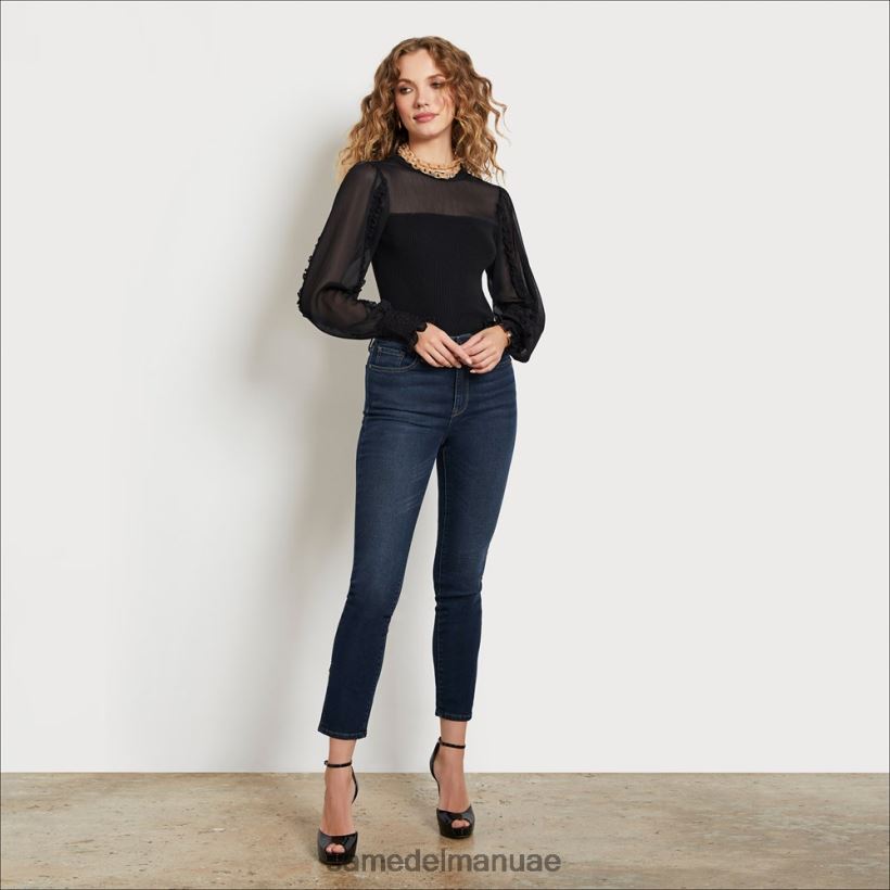 أزرق لا تشوبه شائبة ثياب Sam Edelman نحيف ارتفاع نحيل بانت 246L6T1299