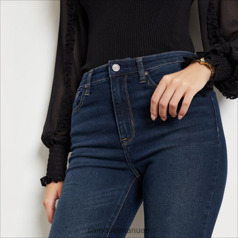 أزرق لا تشوبه شائبة ثياب Sam Edelman نحيف ارتفاع نحيل بانت 246L6T1299