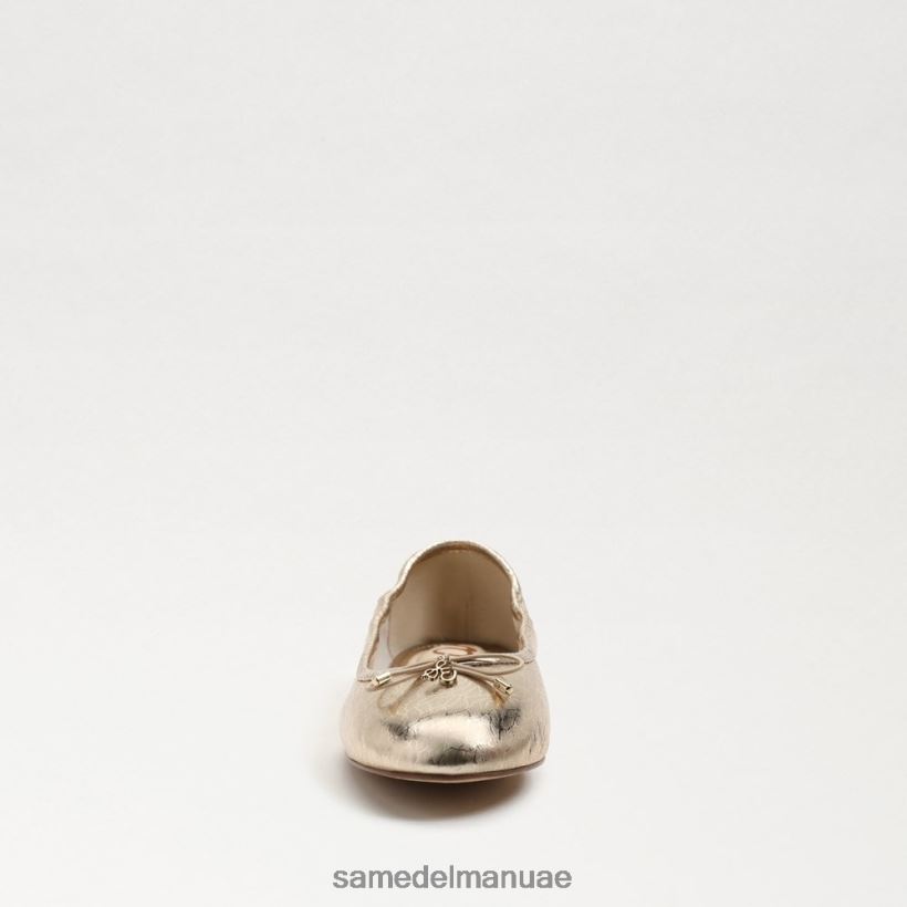 جلد أوراق الذهب أحذية Sam Edelman نحيف شقة باليه فيليسيا 246L6T129