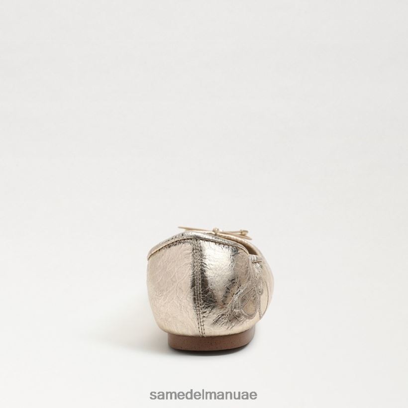جلد أوراق الذهب أحذية Sam Edelman نحيف شقة باليه فيليسيا 246L6T129