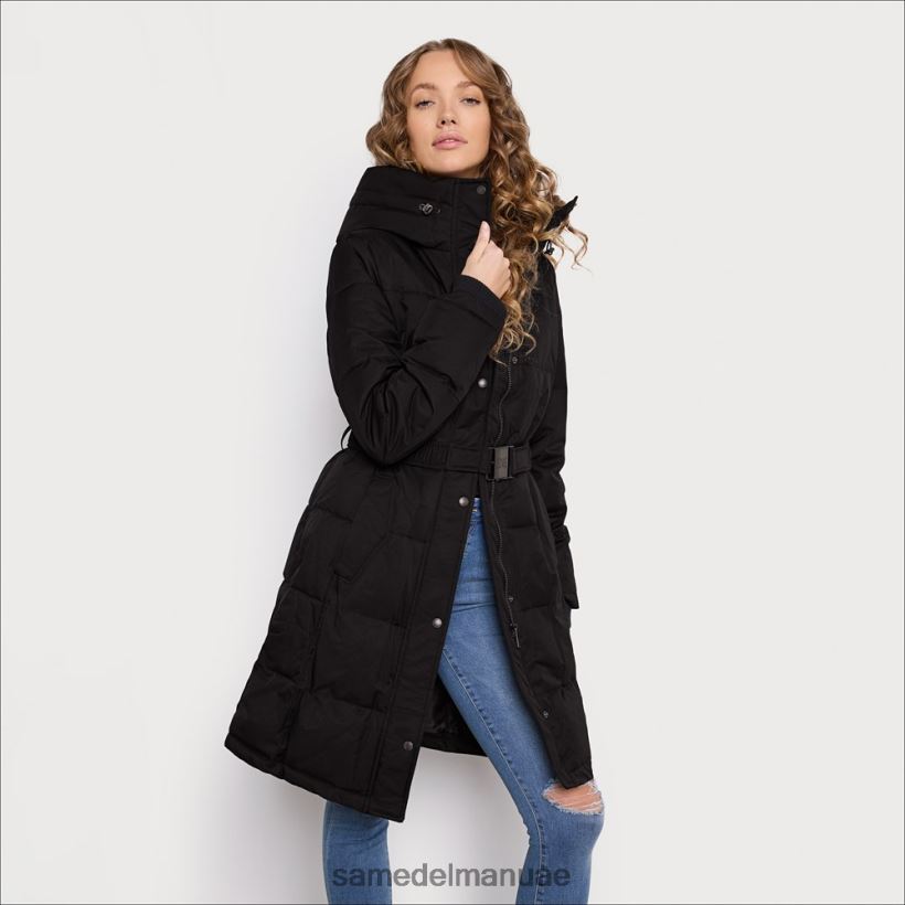 أسود ثياب Sam Edelman نحيف طوق وسادة بحزام منتفخ 246L6T1300
