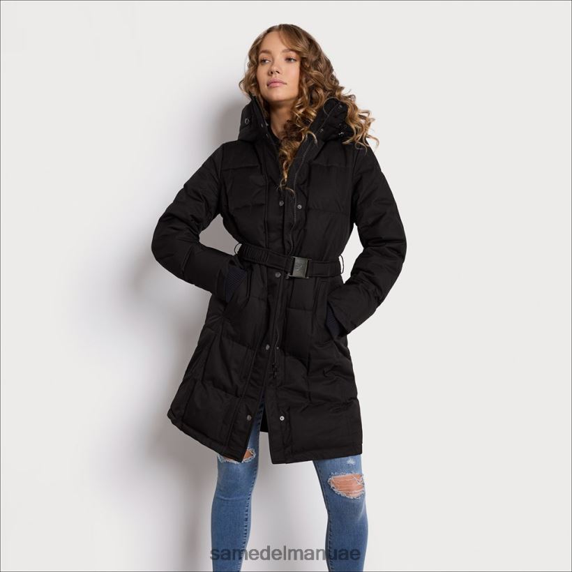 أسود ثياب Sam Edelman نحيف طوق وسادة بحزام منتفخ 246L6T1300