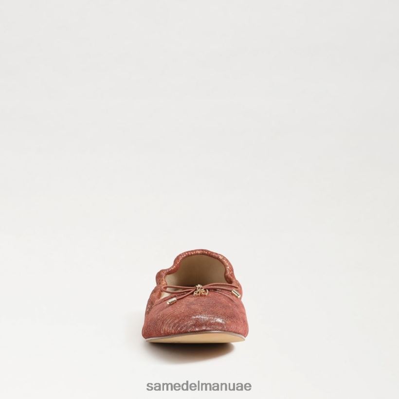 الصدأ الوردي أحذية Sam Edelman نحيف شقة باليه فيليسيا 246L6T130