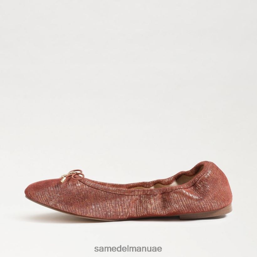 الصدأ الوردي أحذية Sam Edelman نحيف شقة باليه فيليسيا 246L6T130
