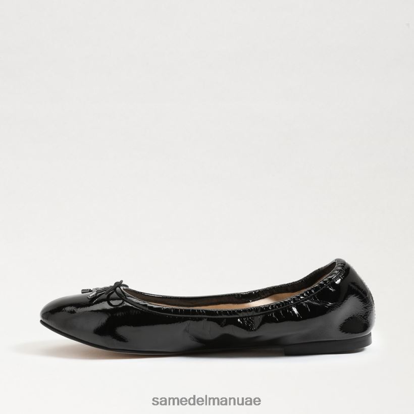 أسود براءة اختراع أحذية Sam Edelman نحيف شقة باليه فيليسيا 246L6T131