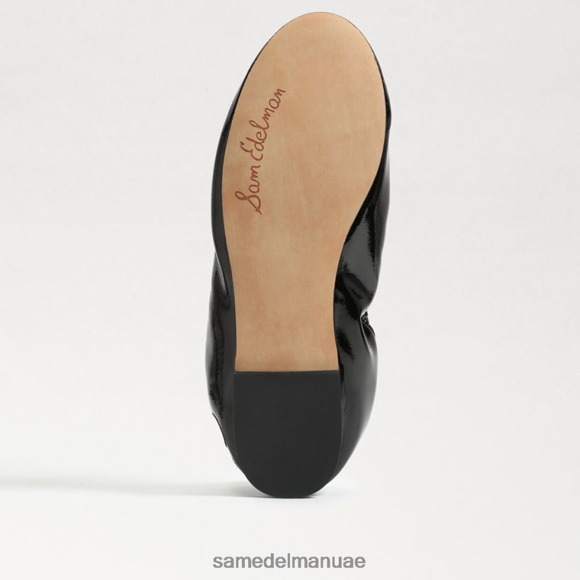 أسود براءة اختراع أحذية Sam Edelman نحيف شقة باليه فيليسيا 246L6T131