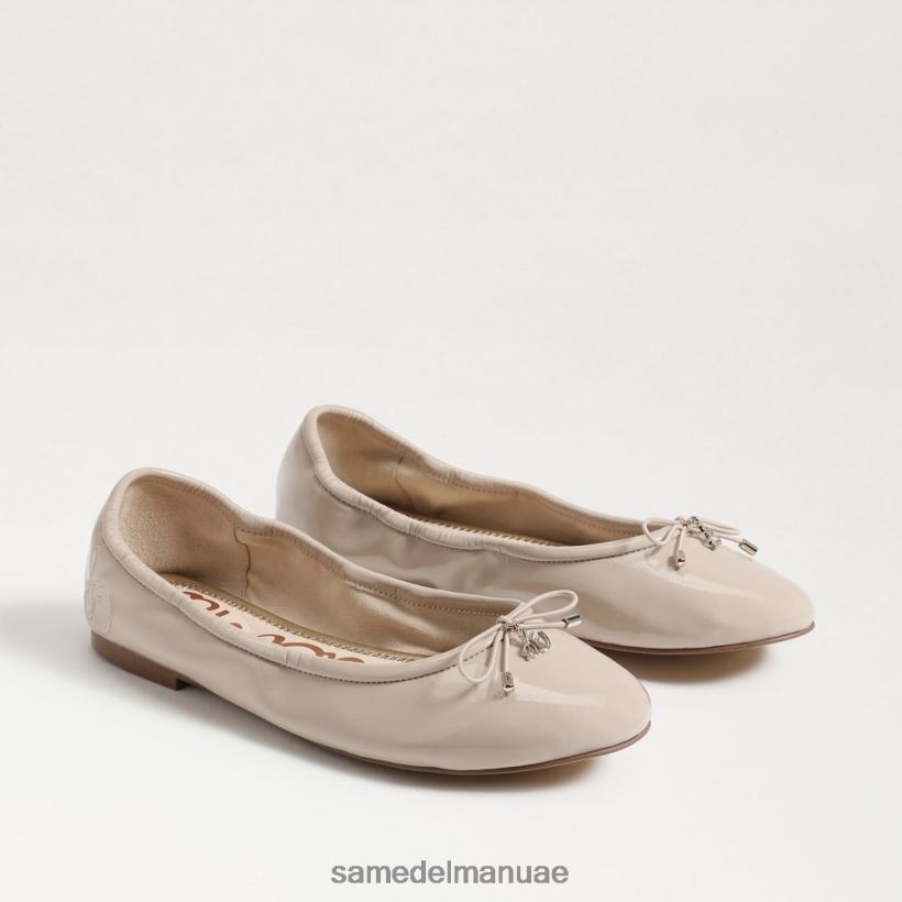براءة اختراع شاي لاتيه أحذية Sam Edelman نحيف شقة باليه فيليسيا 246L6T132