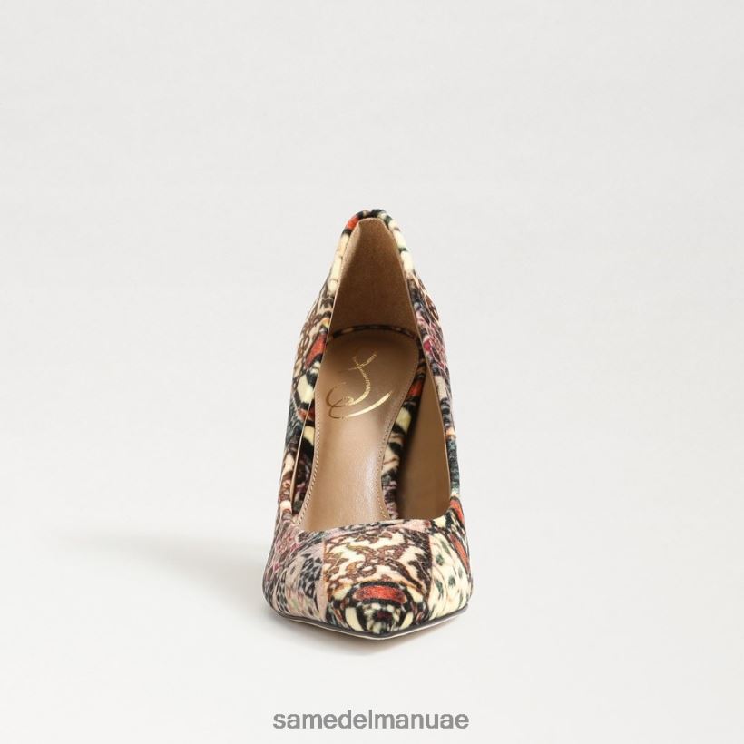 عاجي متعدد المخمل أحذية Sam Edelman نحيف كعب عسلي مدبب عند الأصابع 246L6T135