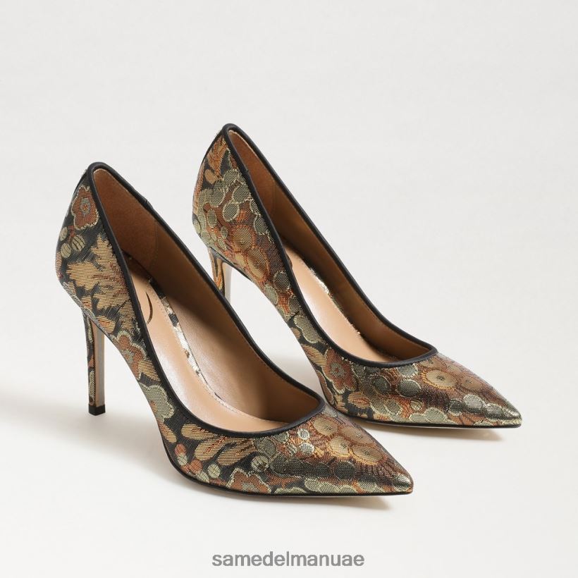 برونزية أحذية Sam Edelman نحيف كعب عسلي مدبب عند الأصابع 246L6T138