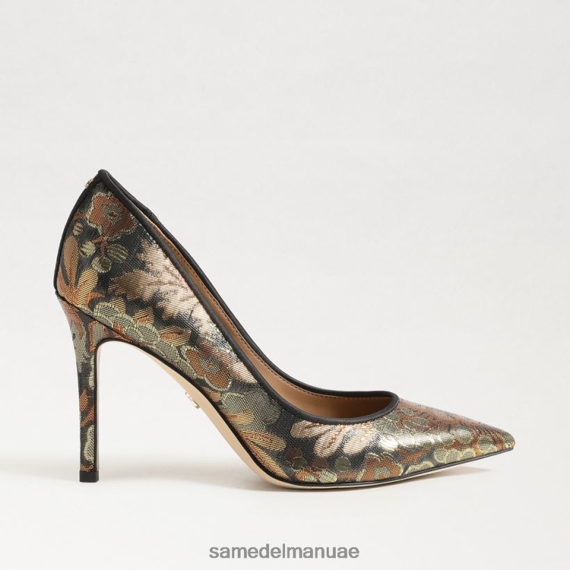 برونزية أحذية Sam Edelman نحيف كعب عسلي مدبب عند الأصابع 246L6T138