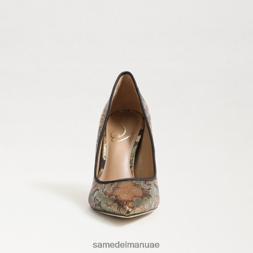 برونزية أحذية Sam Edelman نحيف كعب عسلي مدبب عند الأصابع 246L6T138