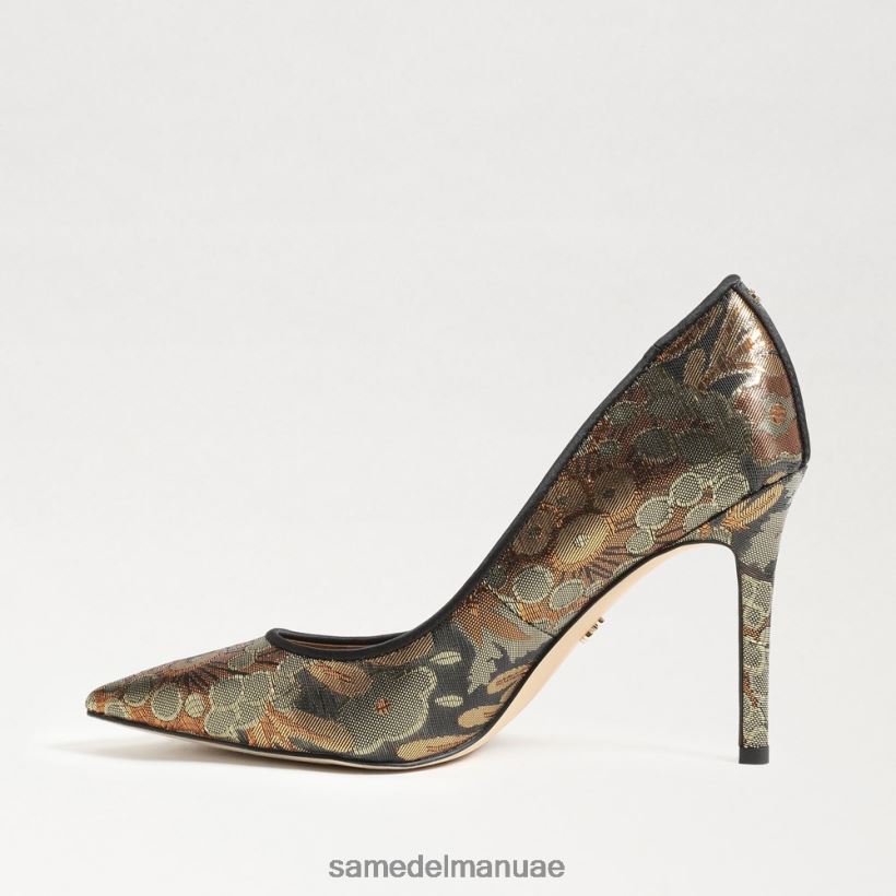 برونزية أحذية Sam Edelman نحيف كعب عسلي مدبب عند الأصابع 246L6T138