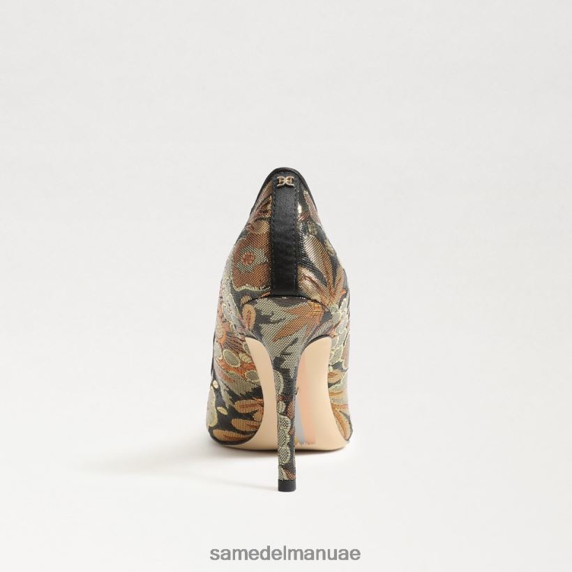 برونزية أحذية Sam Edelman نحيف كعب عسلي مدبب عند الأصابع 246L6T138