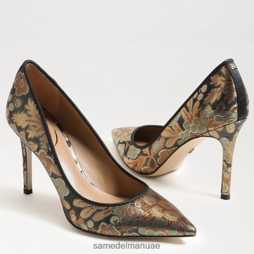 برونزية أحذية Sam Edelman نحيف كعب عسلي مدبب عند الأصابع 246L6T138