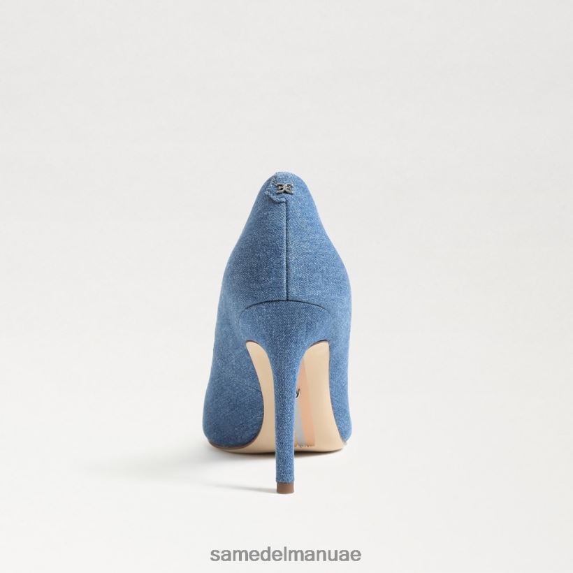 النيلي المغسول أحذية Sam Edelman نحيف كعب عسلي مدبب عند الأصابع 246L6T141