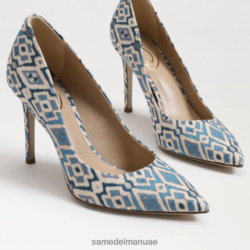 متعدد أزرق أحذية Sam Edelman نحيف كعب عسلي مدبب عند الأصابع 246L6T143