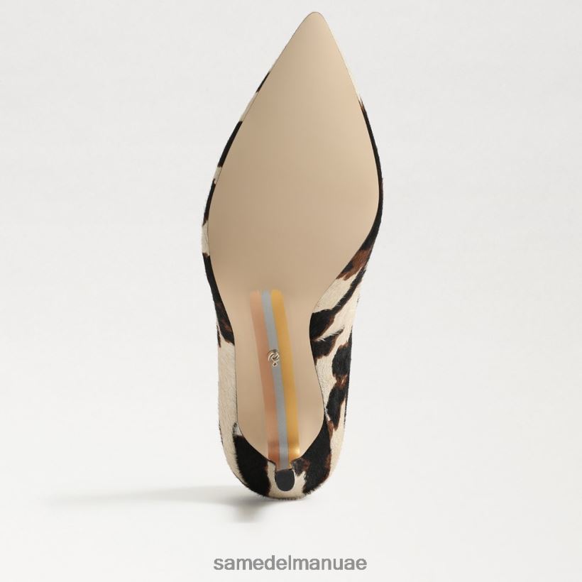 البني الحدودي أحذية Sam Edelman نحيف كعب عسلي مدبب عند الأصابع 246L6T148