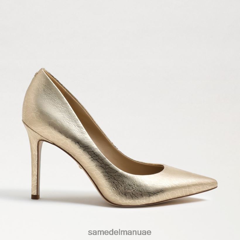 جلد أوراق الذهب أحذية Sam Edelman نحيف كعب عسلي مدبب عند الأصابع 246L6T152