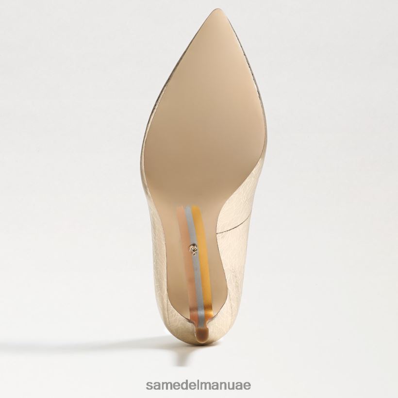 جلد أوراق الذهب أحذية Sam Edelman نحيف كعب عسلي مدبب عند الأصابع 246L6T152