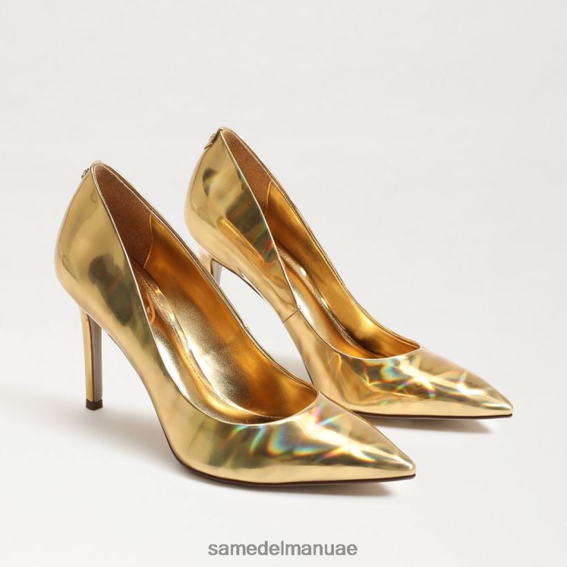 فيغاس الذهب أحذية Sam Edelman نحيف كعب عسلي مدبب عند الأصابع 246L6T154