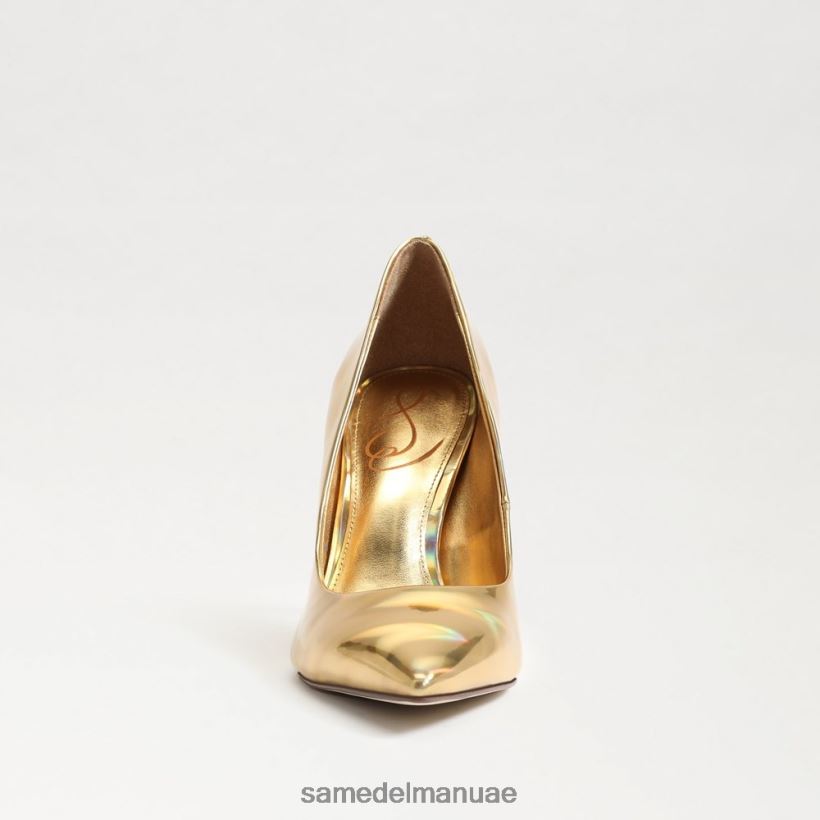 فيغاس الذهب أحذية Sam Edelman نحيف كعب عسلي مدبب عند الأصابع 246L6T154