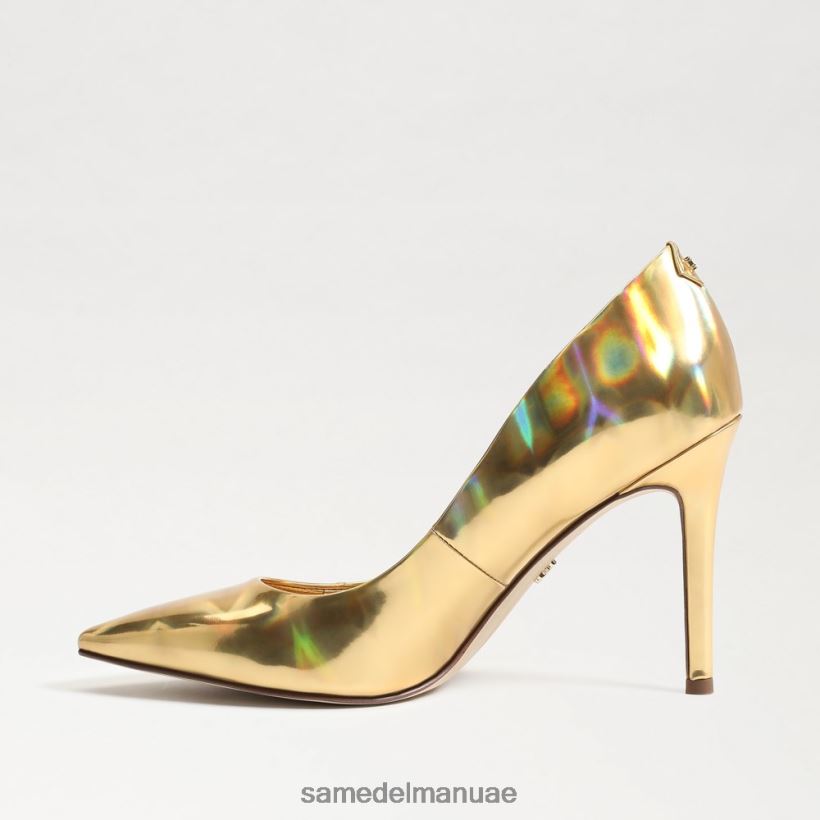 فيغاس الذهب أحذية Sam Edelman نحيف كعب عسلي مدبب عند الأصابع 246L6T154